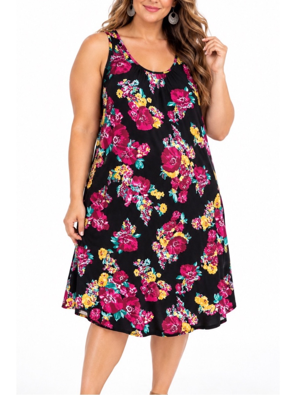 Maurice’s 24/7 Floral Open Back Midi Dress